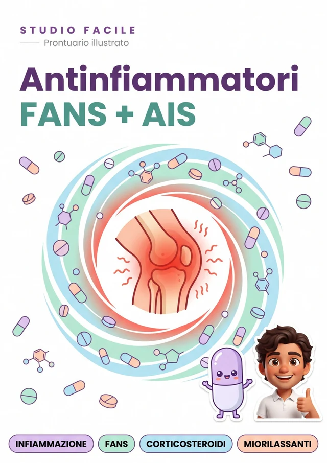 Copertina del Prontuario Illustrato Antinfiammatori