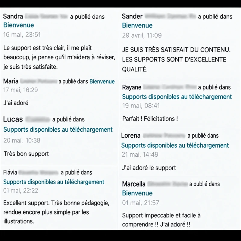 Avis d&rsquo;un &eacute;tudiant sur les supports Studio Facile