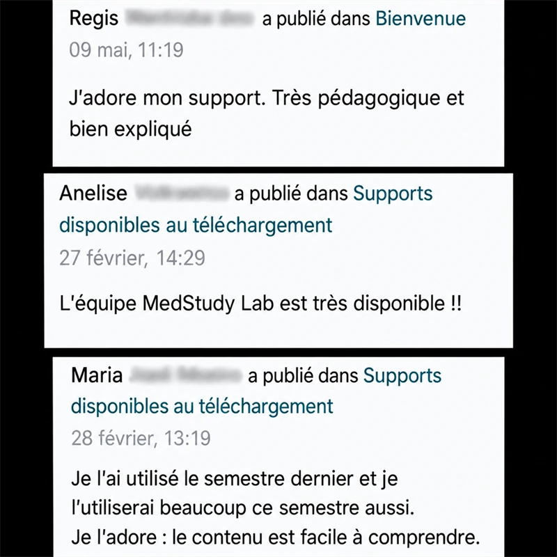 Avis d&rsquo;un &eacute;tudiant sur les supports Studio Facile