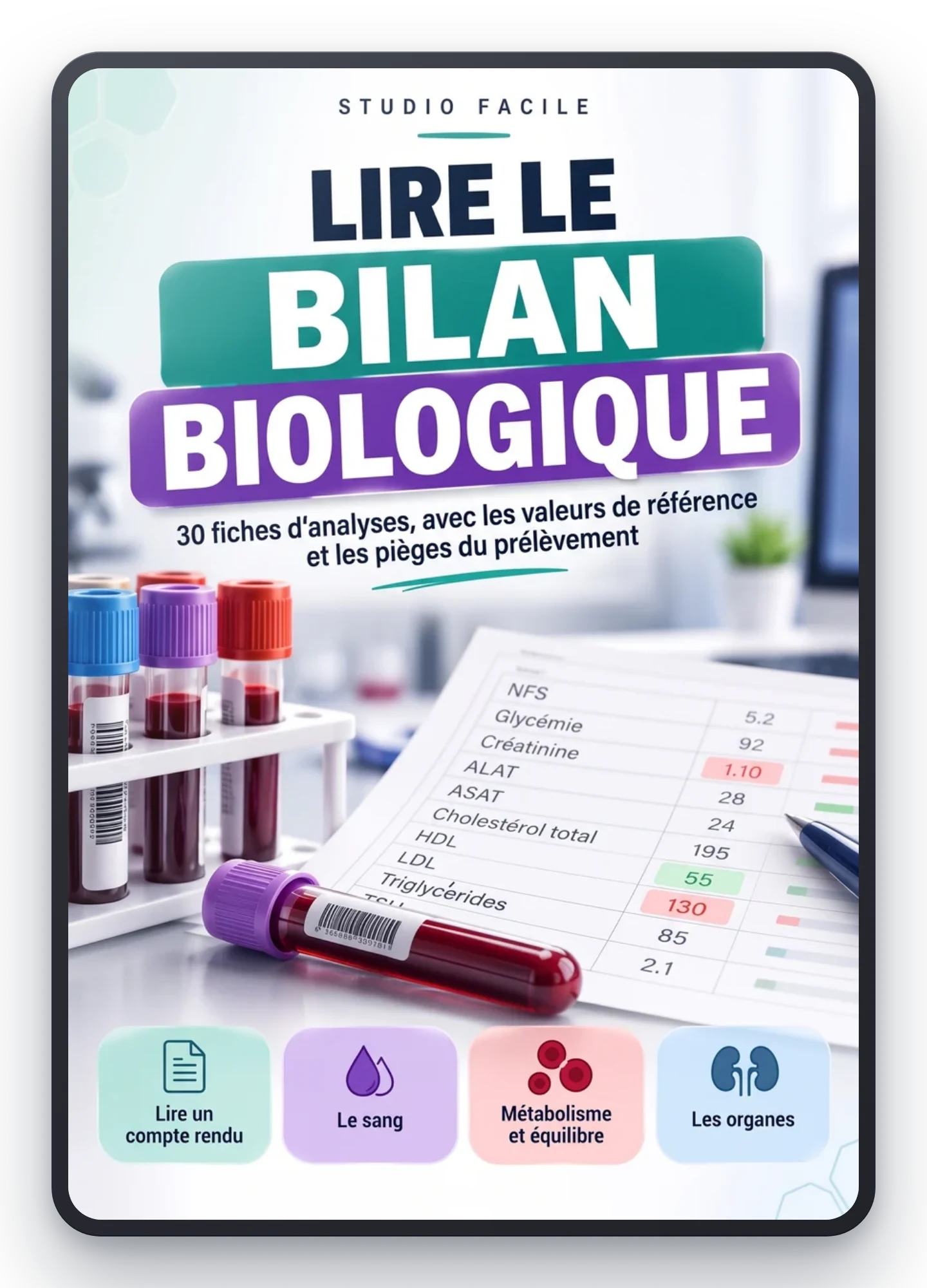 Lire le bilan biologique