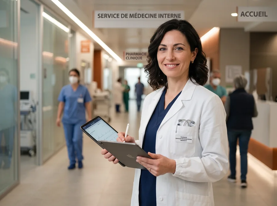 Infirmi&egrave;re en service hospitalier